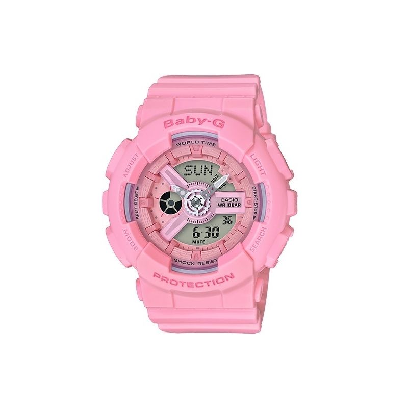 Casio Baby-G Analogue/Digital Female Pink Watch BA110-4A1 BA-110-4A1