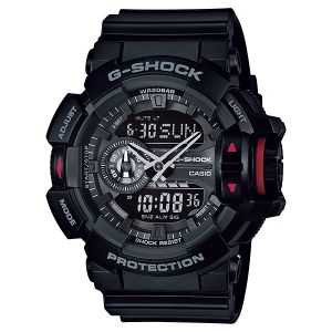 Casio G-Shock Analogue/Digital Mens Black Rotary Watch GA400-1B GA-400-1BDR GA-400-1BDR by 45 